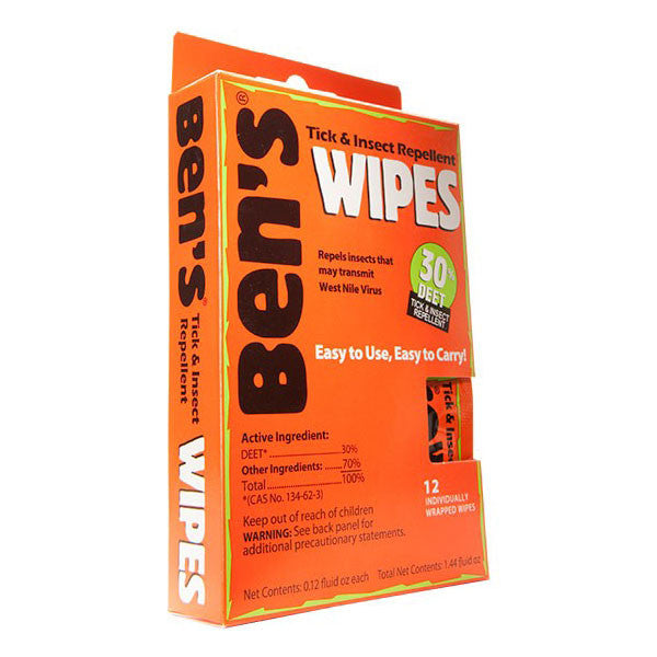 30% DEET Wipes (12 Pack) alternate view