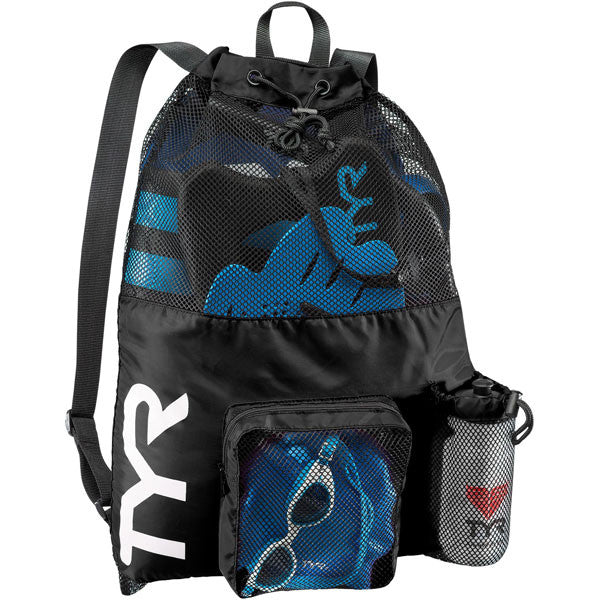Big Mesh Mummy Backpack - Black, Featured Image