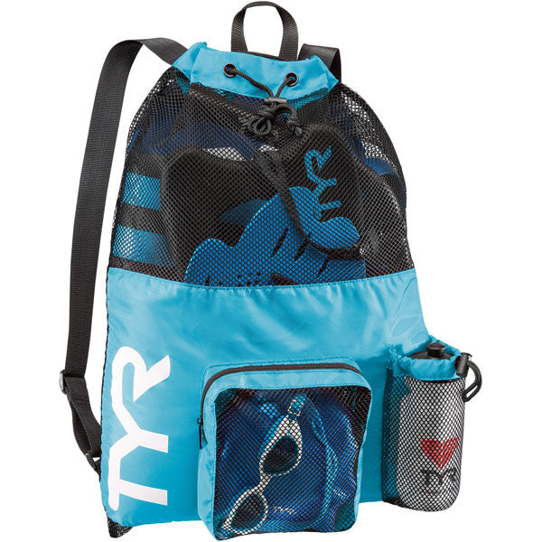 Big Mesh Mummy Backpack - Blue alternate view