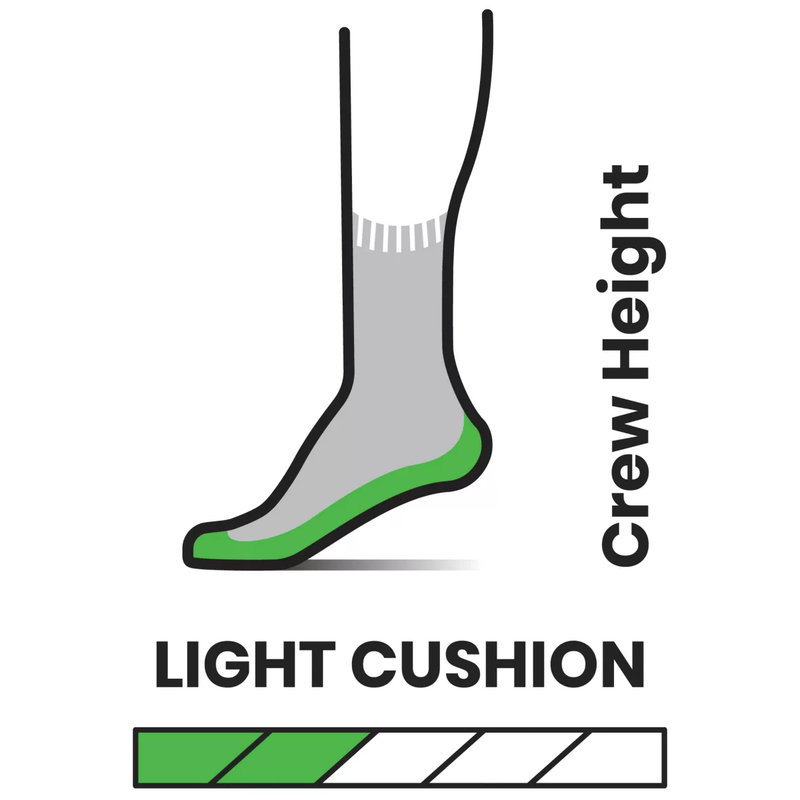 Classic Hike Light Cushion Crew, Smartwool Classic Hike Light Cushion Crew 039-Light Gray
