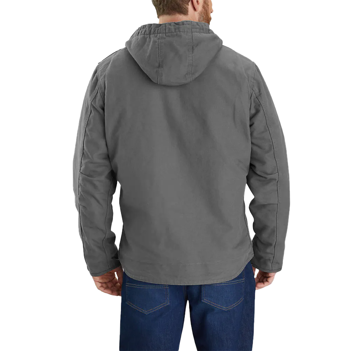Men's Washed Duck Sherpa-Lined Jacket alternate view