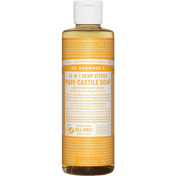 Pure-Castile Liquid Soap - 8 oz, Featured Image