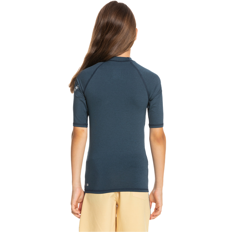 Youth All Time Short Sleeve, Quiksilver Youth All Time Short Sleeve BYJH-Navy Blazer Hthr back