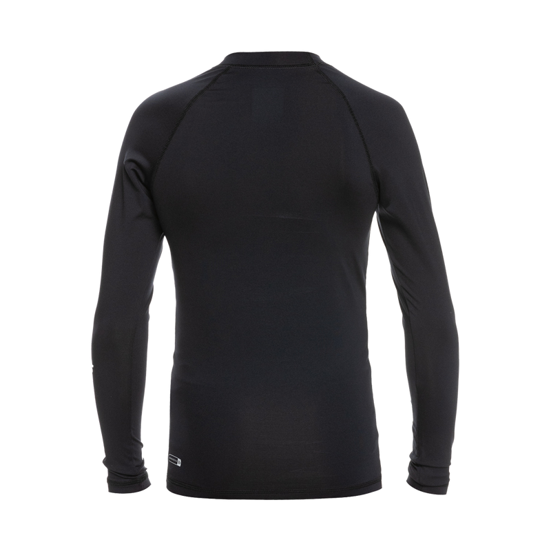 Youth All Time Long Sleeve, Quiksilver Youth All Time Long Sleeve KVJ0-Black Alt View Back
