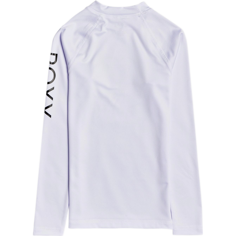Youth 8-16 Whole Hearted Long Sleeve Rashguard, Roxy Girl's 8-16 Whole Hearted Long Sleeve Rashguard WBB1-White