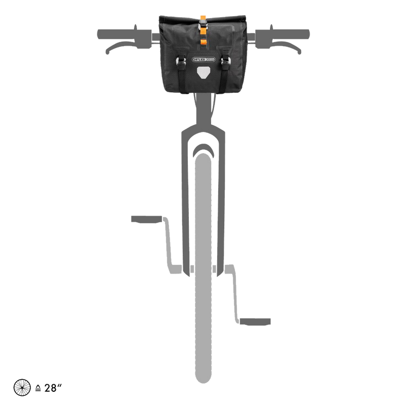 Handlebar Pack QR, Ortlieb Handlebar Pack QR Black Alt View Diagram