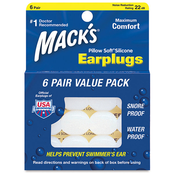 Pillow Soft Silicone Earplugs (6 Pack) alternate view