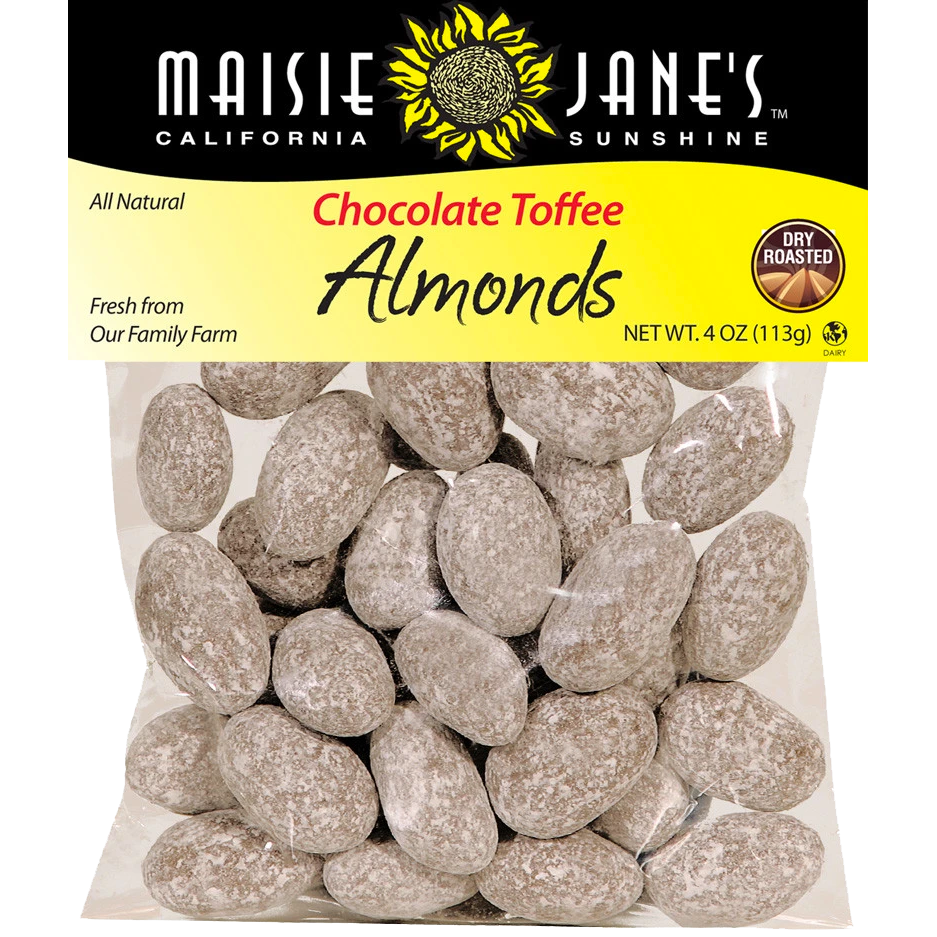 Chocolate Toffee Almonds - 4 oz alternate view