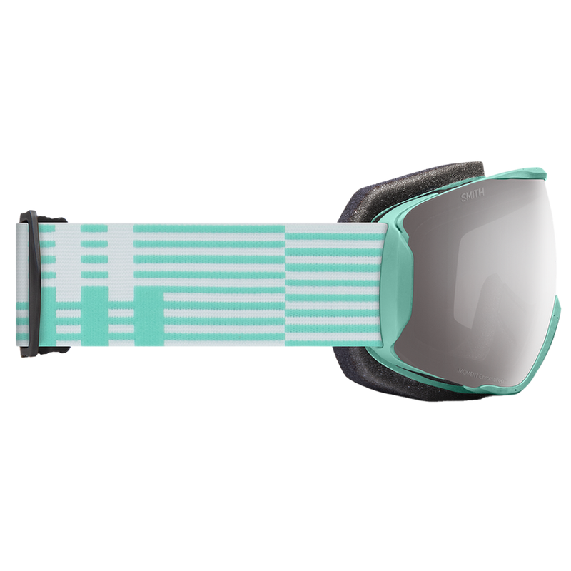 Women's Moment, Smith Sport Optics Moment Iceberg Sport Strip + ChrmPp Sn Pltnm Mrr right side