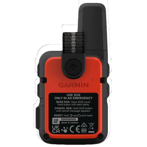 InReach Mini 2, Garmin InReach Mini 2 back.