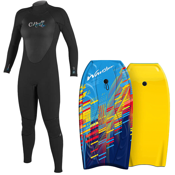 Women's Wetsuit & Bodyboard Package alternate view