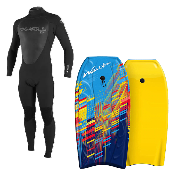 Youth Wetsuit & Bodyboard Package, Featured Image