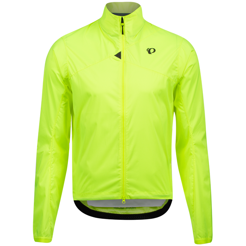 Pearl Izumi Men's Zephrr Barrier Jacket in screaming yellow.
