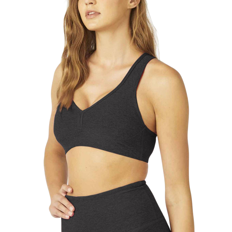 Women's Spacedye Lift Your Spirits Bra, Beyond Yoga Women's Spacedye Lift Your Spirits Bra Rainforest Blue Heather