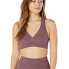 Beyond Yoga Women's Spacedye Lift Your Spirits Bra Deep Blush/Wild Orchid