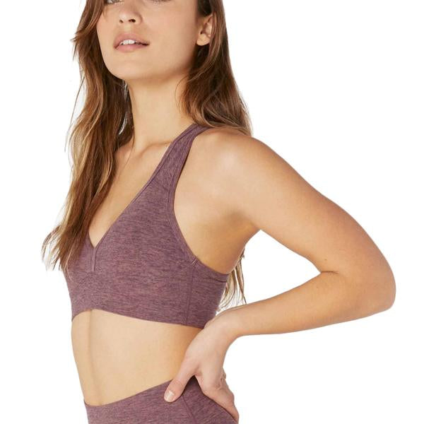 Beyond Yoga Women's Spacedye Lift Your Spirits Bra Deep Blush/Wild Orchid