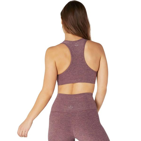 Beyond Yoga Women's Spacedye Lift Your Spirits Bra Deep Blush/Wild Orchid