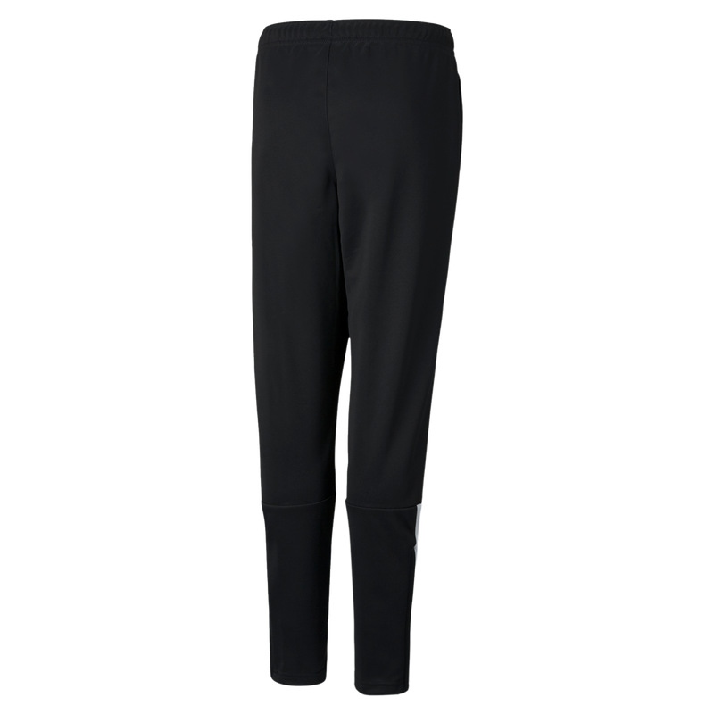 Youth TeamLiga Training Pants, Puma Youth TeamLiga Training Pants 03-Black/White Alt View Back