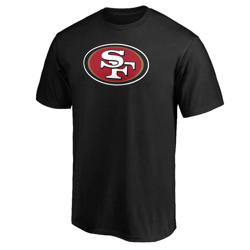 Men's 49ers Cotton Primary Logo Short Sleeve, Featured Image
