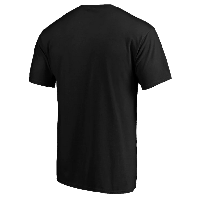 Men's 49ers Cotton Primary Logo Short Sleeve, Majestic Men's 49ers Cotton Primary Logo Short Sleeve Black Alt View Back