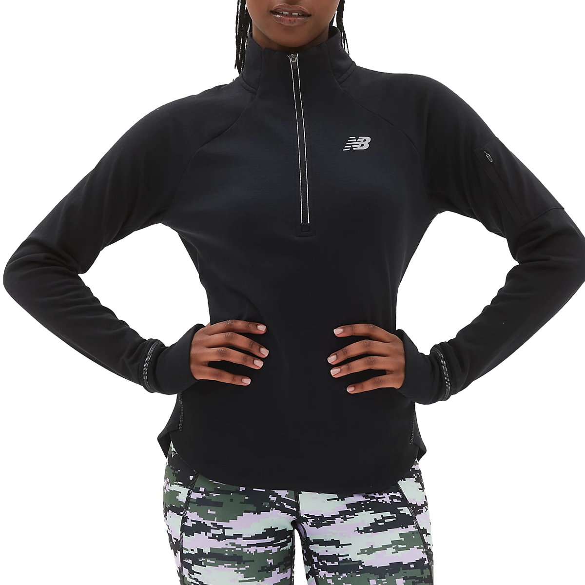 Women's NB Heat Grid 1/2 Zip alternate view
