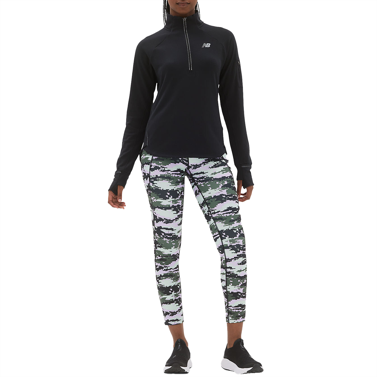 Women's NB Heat Grid 1/2 Zip alternate view