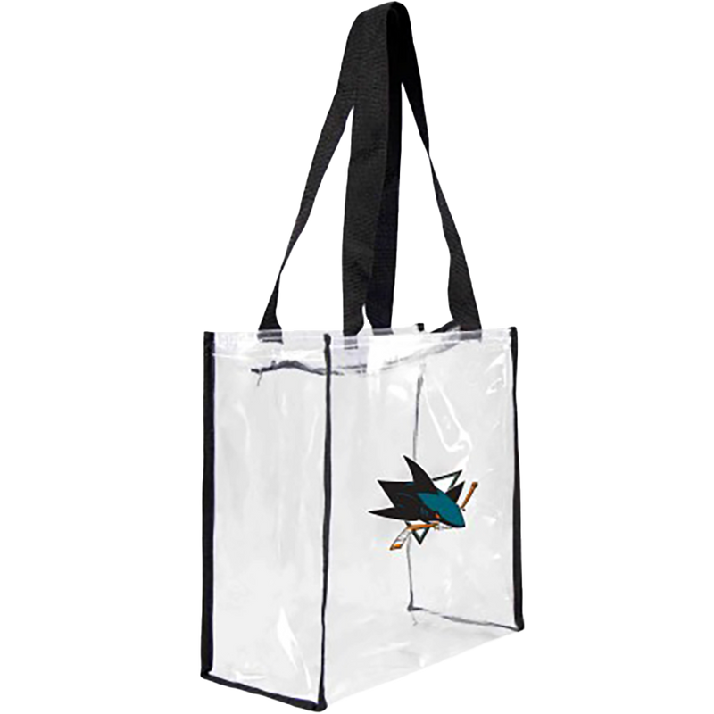 Sharks Clear Square Stadium Tote, Featured Image
